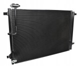 Condensator climatizare AC Audi A8, motor: 2.0 Tfsi Hybrid, 3.0 TDI, 4.2 TDI, 6.3 W12, Condensator cu uscator integrat, 677x455x16, Denso, miez si