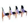 REDUCERE! Set 4 scaune de sufragerie de Miroslav Navratil, Cehoslovacie, anii &#039;60