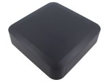 Carcasă ABS gri &icirc;nchis TAKACHI 240x240x60mm cu panou PF X