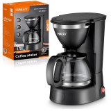 Aparat de Cafea HALEY- 650 W, 750ml, Carafa de Sticla si Functii Avansate