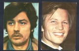 Carte postala actori straini : Alain Delon si Michael York