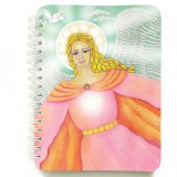 Cumpara ieftin Carnet cu spira Arhanghelul Chamuel, 12 x 16 cm, 100 foi dictando cu inger,