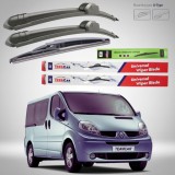 Cumpara ieftin Ștergătoare Renault Trafic II JL Bus L1H1 (2006&ndash;2014) Flat | Set Complet &ndash; TeamCar&reg;