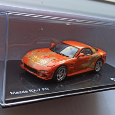 Macheta Mazda RX-7 FD orange Fast and Furious - IXO/Altaya 1/43