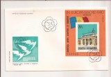 P6 FDC-Prima zi a emisiunii -Conf. pentru securitate Madrid 1980,format mare