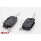 CARCASA CHEIE CONTACT PENTRU AUDI A3 / A6 / A8, 3 BUTOANE, CU CHEIE 54138