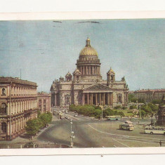 FS3 -Carte Postala - RUSIA - Leningrad, Piata Isalkievskaya, circulata 1969