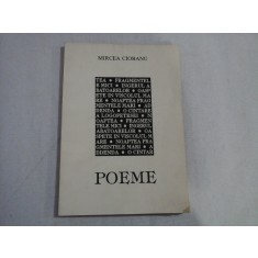 POEME - MIRCEA CIOBANU - (autograf si dedicatie)