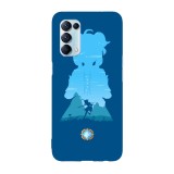Husa compatibila cu Oppo Find X5 Pro model Genshin Impact Ganyu, Silicon, TPU, Viceversa, Transparent, Carcasa