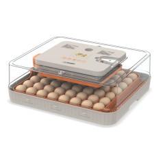 Incubator 56 oua cu alimentare duala (230V/12V), Reglaj automat temperatura, umiditate si intoarcerea automata a oualor, Electromures EM 3003 ProDesig