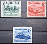 Deutsches Reich 1939 - Expo automobile si motociclete Berlin, serie neuzata