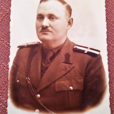 Militar roman. Fotografie datata 1938 - Foto-Daniel, Ramnicu Sarat