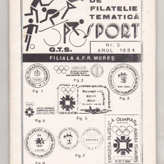 bnk fil AFR Mures - Catalog filatelie tematica sport - nr 3/1984