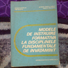 d2 Modele de instruire formativa la disciplinele fundamentale de invatamant