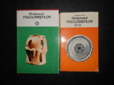 IORDAN DATCU - DICTIONARUL FOLCLORISTILOR 2 volume foto