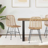 Cumpara ieftin Scaun de sufragerie 2 pcs natural 44.5 x 55 x 85 cm