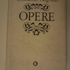 CONSTANTIN NEGRUZZI ,- OPERE TEATRU vol. 3