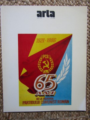 REVISTA ARTA NR.5 /1986 foto