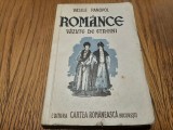 ROMANCE VAZUTE DE STRAINI - Vasile Panopol - Cartea Romaneasca, 1943, 192 p.