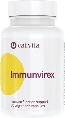 Complex Antiviral cu Quercitina, Vitamina D, Zinc si Lactobacilus, Immun-Virex (30 capsule) - Calivita foto