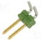 Conector 2 pini, seria AMPMODU MOD II, pas pini 2.54mm, TE Connectivity - 825437-2