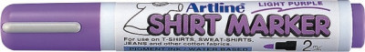 T-shirt Marker Artline, Corp Plastic, Varf Rotund 2.0mm - Mov Deschis foto