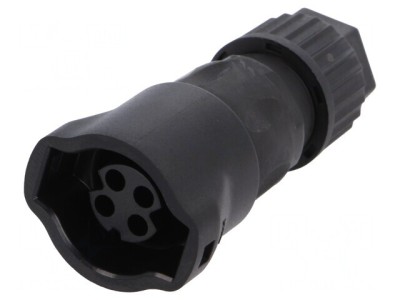 Conector Circular Mufă Mamă 4 Pin Fără Contacte Push-Pull foto