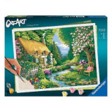 Creart - Pictura Casuta Pe Malul Raului, Ravensburger