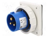 Conector alimentare AC soclu tată 16A 400VAC IEC 60309 IP67 PAWBOL