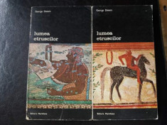 Lumea etruscilor (2 volume),George Dennis foto