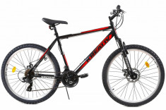 Bicicleta Mtb Kreativ 2605 Negru Rosu M 26 inch foto