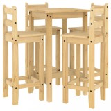 Cumpara ieftin Set mobilier de bar, 5 piese, lemn masiv de pin