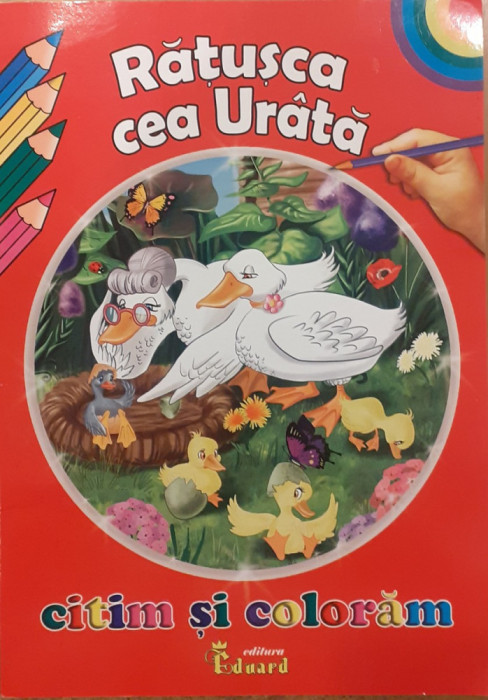 Ratusca cea urata Citim si coloram