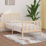 VidaXL Cadru de pat Single 3FT, 90x190 cm, lemn masiv
