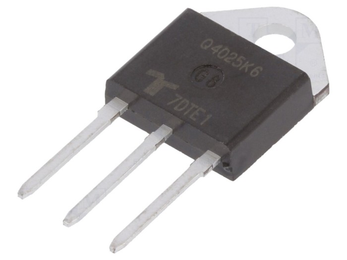 Triac 25A TO218AC-ISO