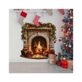 Cumpara ieftin Sticker/Autocolant Craciun Semineu 30x60cm - 654953