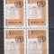 ROMANIA 1998 LP 1469 - 50 ANI DE LA SEMNAREA DECLARATIEI DREPTURILOR OMULUI BLOC 4 TIMBRE MNH