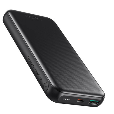 Powerbank 10000mAh 18W QC QC PD USB/USB C negru Choetech foto