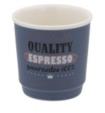 Mini cana tip pahar pentru espresso, Portelan, 90 ml