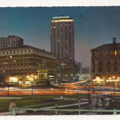 IT2 - Carte Postala-ITALIA- Napoli, Piazza Municipio, circulata 1972