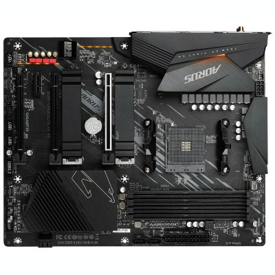 PLACA de BAZA GIGABYTE B550 AORUS ELITE AX V2 skt AM4 AMD B550 ATX slot RAM 4 x DDR4 max 128 GB 4x S-ATA 3 2x M.2 3x PCI-E PCI-E4.0x16 x 1 PCI-E3.0x4 foto