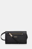 Dkny poșetă de piele culoarea negru, R52E3K47
