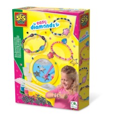 Set creativ pentru copii - Bratari cu margele si diamante