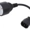 Adaptor Priză CEE 7/5 la IEC C14, Negru