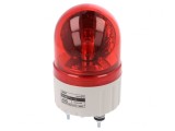 Semnalizator Rotativ Lumină Roșie 24VDC IP44