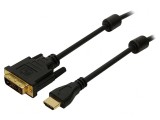Cablu HDMI-DVI 2m Negru