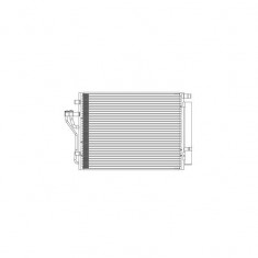 Condensator climatizare Hyundai IX35 (LM), 11.2010-12.2015, motor 1.7 CRDI, 85 kw diesel, cutie manuala, full aluminiu brazat, 535(495)x380x16 mm, cu