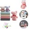 Set prosoape ursuleț, coral fleece, cadou copii, Manolex&reg;