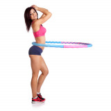 Cerc Hula Hoop cu Greutate inSPORTline Magnetic 110 cm FitLine Training