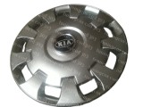 Capace Roti Kia R15, Set 4 Bucati, Gri/Negru, ABS, Compatibil Universal, Cod 303